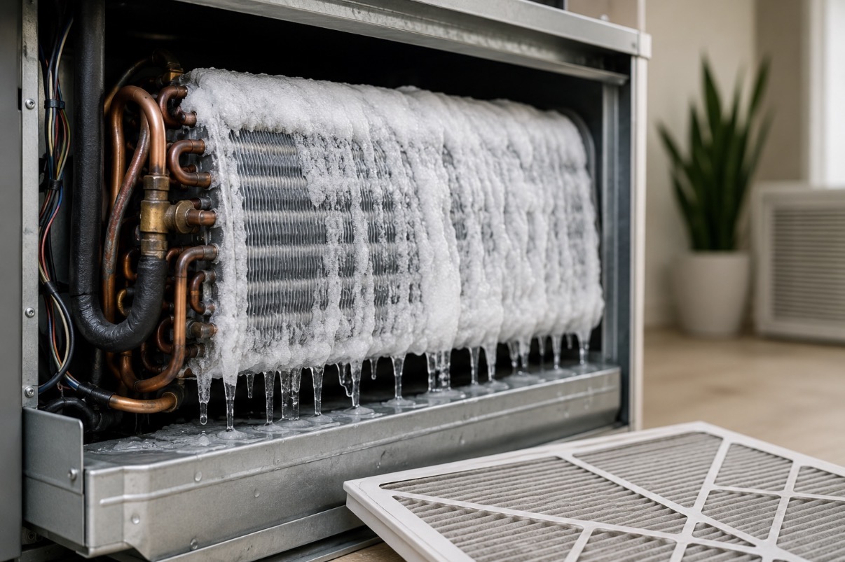 Why Is My AC Freezing Up? Causes, Solutions & When to Call a Professional